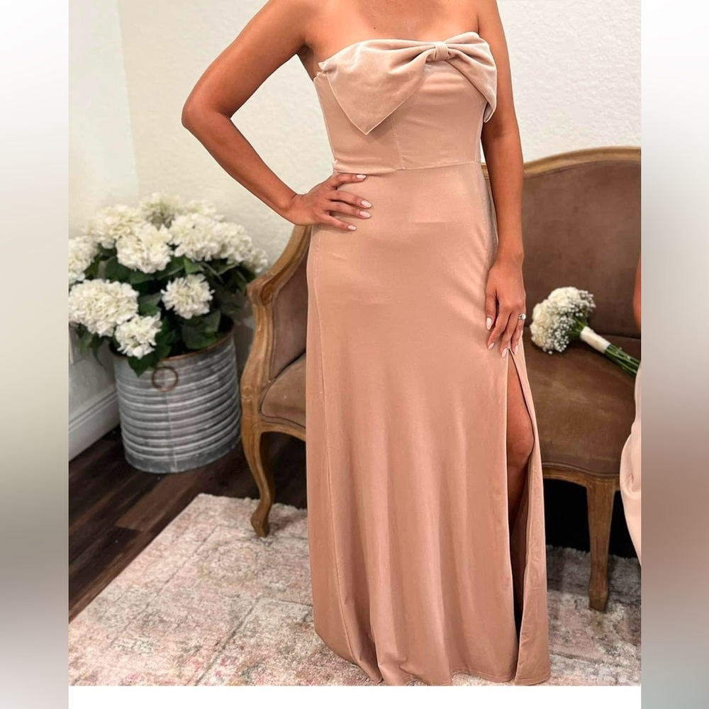 Champagne Bridesmaid dress